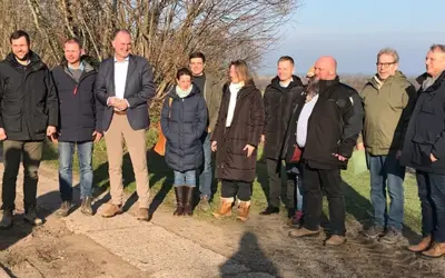 Bundestagsabgeordnete (MdB) Sandra Carstensen, CDU, war am 21.1.2026 in Tröndel.